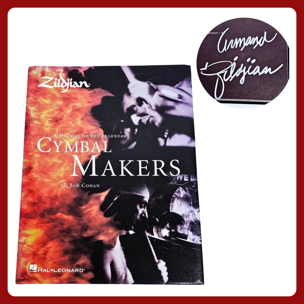 Zildjian Cymbal Makers Book Signed Armand Zildjian History Jon‎ Cohan 1999